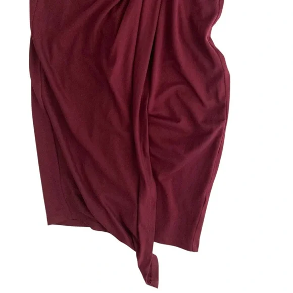 Nine Britton Abigail Brushed Knit Midi Dress Womens Size S Dark Purple - Picture 7 of 14